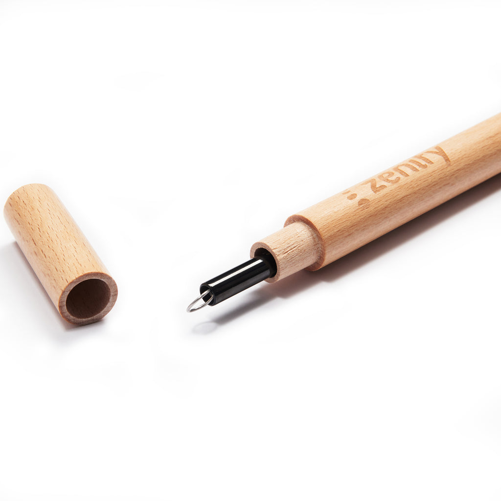 Reusable Metal Straw with Case - Black