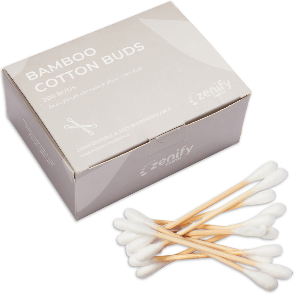 Bamboo Cotton Buds - (200 Swabs)